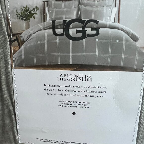 UGG 'Callie' King Duvet Set - new in package - Picture 4 of 7